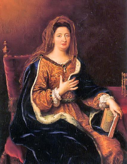 Pierre Mignard Francoise d'Aubigne, marquise de Maintenon oil painting image